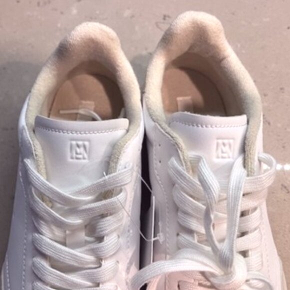 H&M Trainers-WHITE/BEIGE-SIZE 7- NWT - Picture 4 of 8